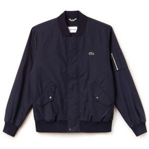 NWOT Men’s Brand New Navy Blue Lacoste Bomber Jacket
